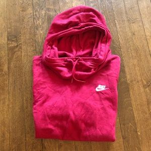 Nike Red Cowl Neck Sweatshirt